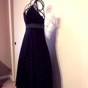 Black Bebe Evening Gown/Long Dress